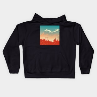 Sofia Bulgaria | Comics Style Kids Hoodie